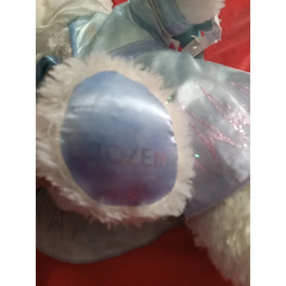Build A Bear Disney's Frozen Princess Elsa & Anna With Dresses Sparkle 2014 BAB
